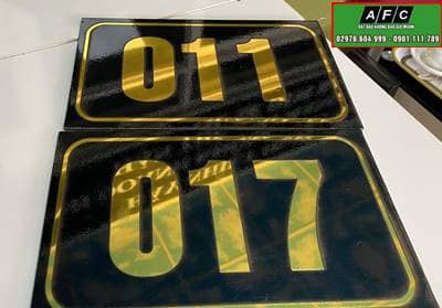 Làm biển số phòng khách sạn - Biển số nhà đẹp tại Phú Quốc