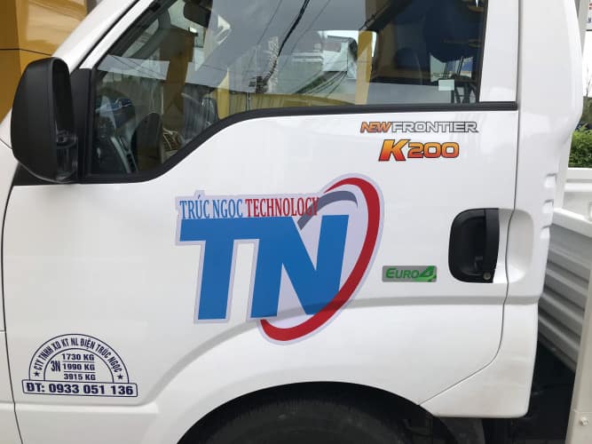 Dán Decal xe ô tô - Dán Decal xe tải giá rẻ tại Phú Quốc