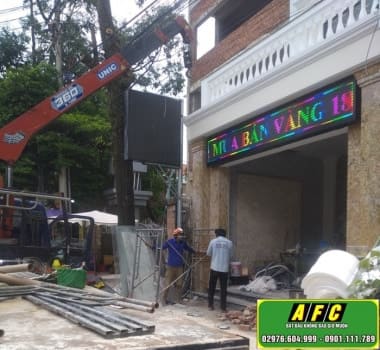 Thi Cong Man Hinh Led P5 Ngoai Troi Tai Phu Quoc