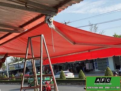 Thi công Mái xếp - Mái hiên di động tại Phú Quốc