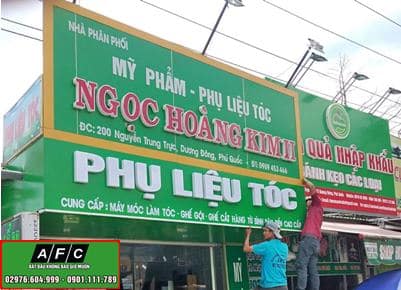 Thi công mặt dựng Alu đẹp chuyên nghiệp tại Phú Quốc