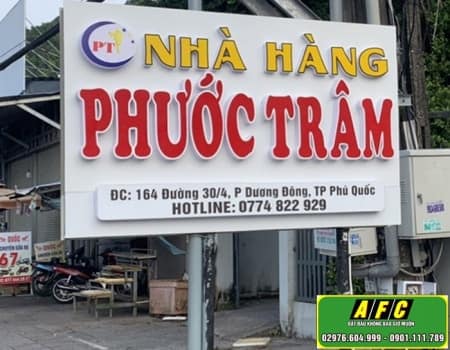 Thi Cong Bang Hieu Nha Hang Phu Quoc