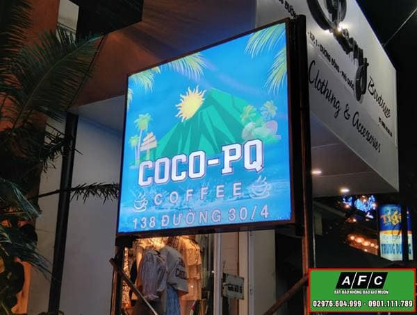 Thiết kế thi công bảng hiệu đẹp tại Phú Quốc