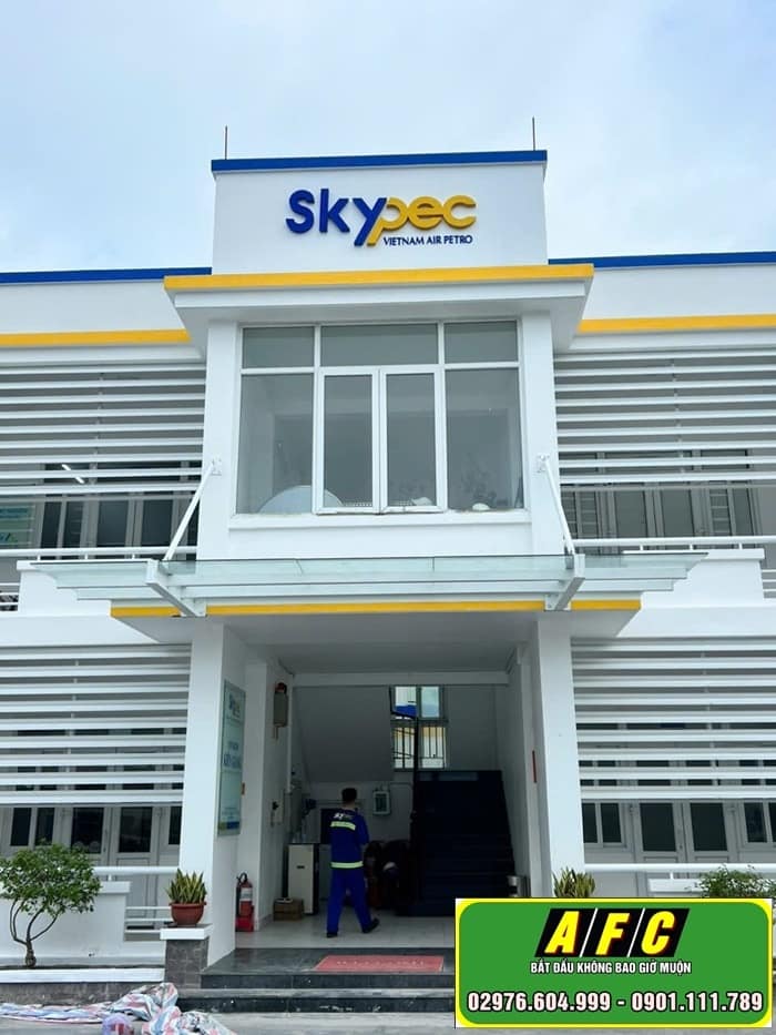 Thiết Kế Thi Công Biển Quảng Cáo Skypec Chi Nhánh Tại Phú Quốc